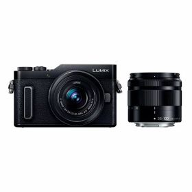 【中古】【1年保証】【美品】Panasonic LUMIX GF10 ダブルズームキット 12-32mm + 35-100mm ブラック [DC-GF10WA-K]