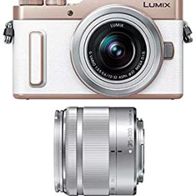【中古】「非常に良い」パナソニック ミラーレス一眼カメラ ルミックス GF10 ダブルレンズキット 標準ズームレンズ/望遠ズームレンズ付属 ホワイト DC-GF10WA-W
