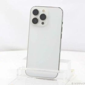 【中古】Apple(アップル) iPhone13 Pro 128GB シルバー MLUF3J／A SIMフリー 〔ネットワーク利用制限▲〕 【262-ud】