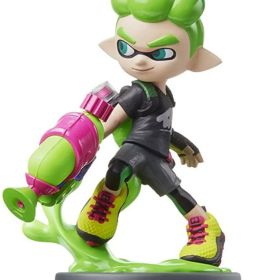 【送料無料】【中古】Wii U amiibo ボーイ【ネオングリーン】 (スプラトゥーンシリーズ) アミーボ（箱付き）