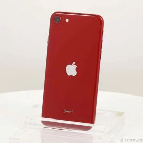 【中古】Apple(アップル) iPhone SE 第3世代 64GB プロダクトレッド MMYE3J／A SIMフリー 【368-ud】