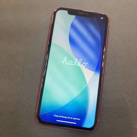 【EL6】 Apple iphone11 本体 128GB レッド au アップル アイフォン スマホ MK11563