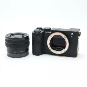 【中古】 《美品》 SONY α7C II ズームレンズキット ILCE-7CM2L B ブラック 【カードスロット部品交換/各部点検済】 [ デジタルカメラ ]