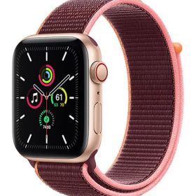 【中古】【安心保証】 SE 第1世代[44mm/セルラー]アルミ ゴールド Apple Watch