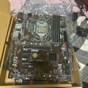 MSI Z270&core i7 7700k マザーボードとCPUセット