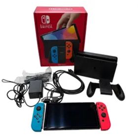 ♪3188 任天堂 スイッチ 有機EL ネオン HEG-S-KABAA 中古 switch