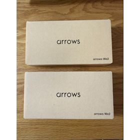 アローズ(arrows)のFCNT arrows We2 ライトオレンジとホワイト 8台セット(スマートフォン本体)
