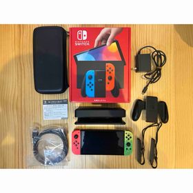 ニンテンドウ(任天堂)のNintendo Switch 有機ELモデル 本体 オマケ付 (家庭用ゲーム機本体)