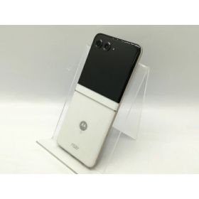 【中古】MOTOROLA docomo 【SIMフリー】 motorola razr 50d ホワイトマーブル 8GB 256GB M-51E【秋葉4号】保証期間1ヶ月【ランクA】