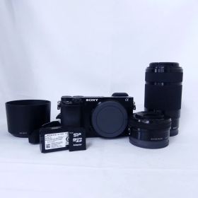 SONY ソニー α6100 ILCE-6100 + 16-50、55-210 ダブルズームキット ミラーレス 一眼 デジタルカメラ デジイチ