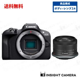 キヤノン EOS R100 ボディ ブラック + 標準ズームレンズセット RF-S18-45mm F4.5-6.3 IS STM ブラック イオス ミラーレス一眼カメラ Canon（出荷後転送不可）