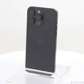 ソフマップ 〔中古品〕 iPhone15 Pro Max 256GB ブラックチタニウム MU6P3J／A SIMフリー【262】