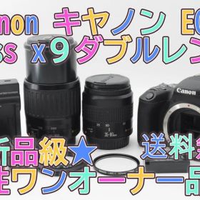 ☆新品級④☆新春初売りSALE☆ Canon EOS Kiss x9 ダブル