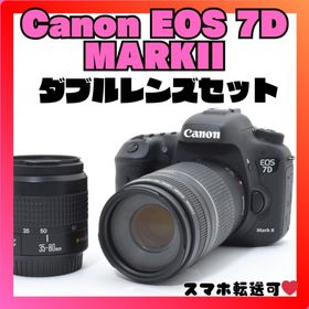 キヤノン(Canon)の❤️本格的な撮影にも❤️Canon EOS 7D MARKII❤️ダブルレンズセット❤️(デジタル一眼)
