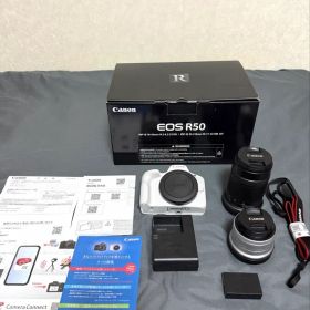 Canon EOS R50 ホワイト ダブルズームキット