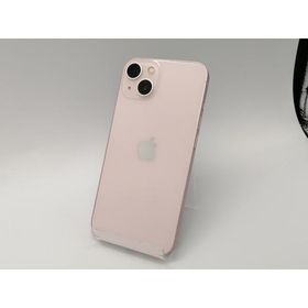 【中古】Apple au 【SIMフリー】 iPhone 13 128GB ピンク MLNE3J/A【広島本通】保証期間１ヶ月【ランクC】