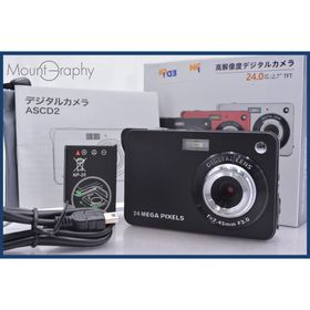 ★極上美品★ アサガオ ASAGAO ASCD2-B 元箱、バッテリー、取扱説明書付属 ★完動★同梱無料 #am2000(コンパクトデジタルカメラ)