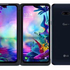 【中古】A+ランク【未使用に近い】 SIMフリー 901LG LG G8X ThinQ オーロラブラック 利用制限▲(赤ロム永久保証) 送料無料