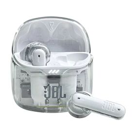 JBL TUNE FLEX GHOST ワイヤレスイヤホン bluetooth 2ウェイ装着/ノイズキャンセリング/IPX4/ホワイト/ 送料無料