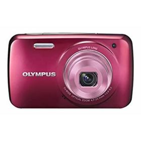 【中古】OLYMPUS デジタルカメラ VH-210 レッド 1400万画素 光学5倍ズーム DIS ハイビジョンムービー 3.0型LCD 広角26mm 3Dフォト機能 VH-210 RED(コンパクトデジタルカメラ)