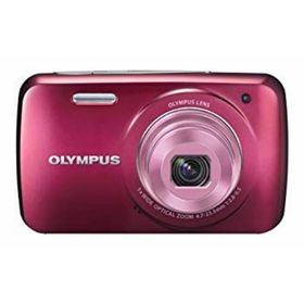 OLYMPUS デジタルカメラ VH-210 レッド 1400万画素 光学5倍ズーム DIS ハイビジョンムービー 3.0型LCD 広角26mm 3Dフォト機能 VH-210 RED tf8su2k(コンパクトデジタルカメラ)