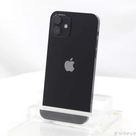 【中古】Apple(アップル) iPhone12 64GB ブラック MGHN3J／A SIMフリー 【297-ud】