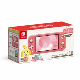 Nintendo Switch Lite あつまれ どうぶつの森セット しずえアロハ柄 コーラル