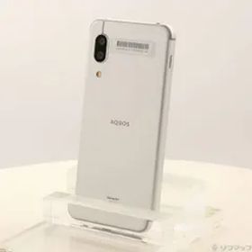 〔中古品〕 AQUOS sense3 ジャパネット版 64GB シルバーホワイト SHWHM Y!mobile【262】