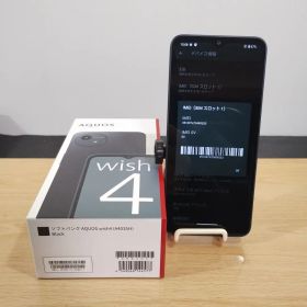 スマホ AQUOS wish 4 バッテリー良好 A403SH a44