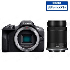 キヤノン EOS R100 ボディ ブラック + 望遠ズームレンズセット RF-S55-210mm F5-7.1 IS STM APS-C イオス ミラーレス一眼カメラ Canon