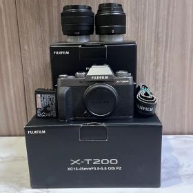 Fujifilm X-T200 純正レンズ2個・説明書等書類付き