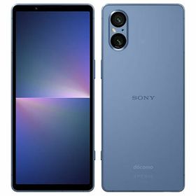 【中古】【安心保証】 Xperia 5 V SO-53D[128GB] docomo ブルー