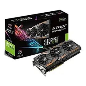 【中古-非常に良い】 ASUS ROG Strix GeForce GTX 1070 Ti 8GB GDDR5 アドバンスエディション VR レディ DP HDMI DVI ゲームグラフィックスカード (ROG-STRIX-GTX1070