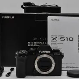 ＜極上品!＞ FUJIFILM フジフイルム X-S10 ボディ ※ショット数、１７７回!!※ ♪あるとうれしい元箱＆説明書付き♪
