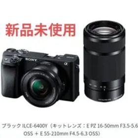 新品 SONY α6400 ダブルズームレンズキット ILCE-6400Y