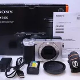 【1,103回 極美品】SONY α6400 ボディ シルバー ILCE-6400 (ソニー) APS-C ミラーレス一眼カメラ