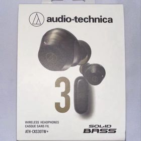 【中古】ATH-CKS30TW+TBK スケルトン SOLID BASS