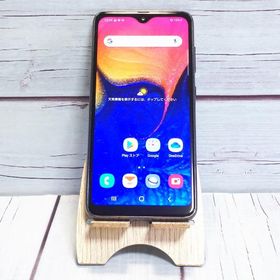 au Galaxy A20 SCV46 Black 本体 白ロム SIMロック解除済み SIMフリー B476111