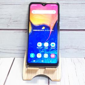 au Galaxy A20 SCV46 Black 本体 白ロム SIMロック解除済み SIMフリー B466138