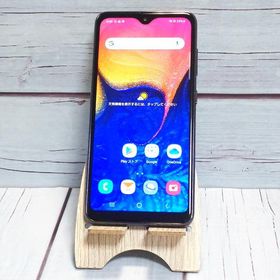 au Galaxy A20 SCV46 Black 本体 白ロム SIMロック解除済み SIMフリー 462004