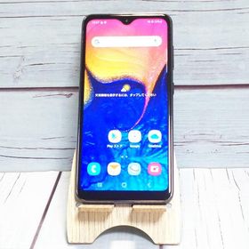 au Galaxy A20 SCV46 Black 本体 白ロム SIMロック解除済み SIMフリー 474413