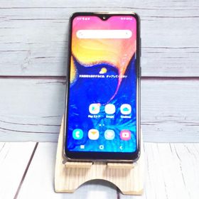 au Galaxy A20 SCV46 Black 本体 白ロム SIMロック解除済み SIMフリー B468068