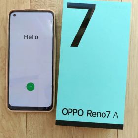 【SIMフリー】OPPO Reno7 A ＋ケース＋ブルーライトカットフィルム付