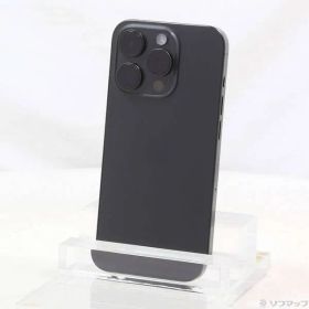 ソフマップ 〔中古品〕 iPhone15 Pro 256GB ブラックチタニウム MTUC3J／A SIMフリー【258】