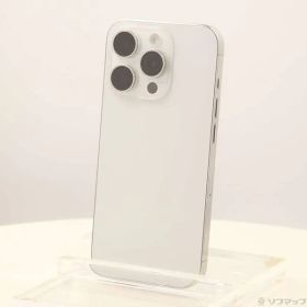 〔中古品〕 iPhone15 Pro 256GB ホワイトチタニウム MTUD3J／A SIMフリー【297】