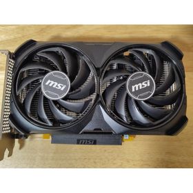 エムエスアイ(msi)のGeforce RTX 4060 VENTUS 2X BLACK 8G OC(PCパーツ)