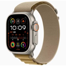 Apple Watch Ultra 2 GPS+Cellularモデル 49mm MX4H3J/A [ナチュラル・タンアルパインループ L]