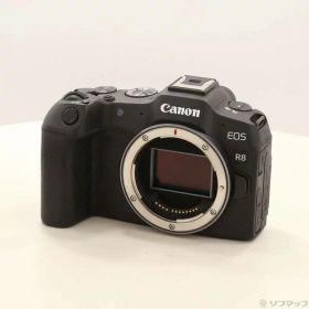 【中古】Canon(キヤノン) EOS R8 ブラック ボディ 【348-ud】