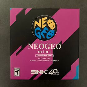 エスエヌケイ(SNK)のNEOGEO mini INTERNATIONAL 本体(家庭用ゲーム機本体)
