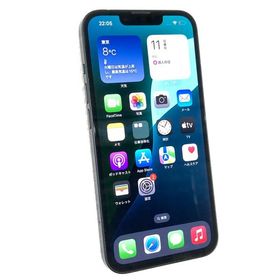 中古 Apple iPhone14 128GB ミッドナイト MPUD3J／A SIMフリー ネットワーク利用制限▲ ※外側レンズひび、電池非純正品